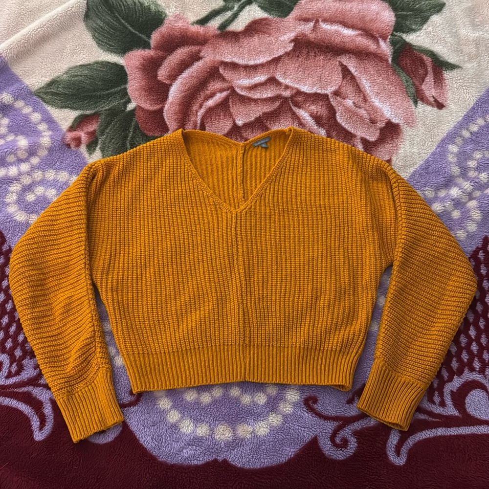 Charlotte Russe Mustard Yellow Sweater